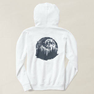 Sudadera con capucha Full Moon Wilderness Forest