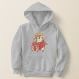 Sudadera con capucha Galentine de pingüino lindo C