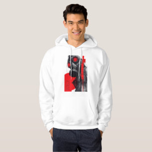 Sudadera con capucha Gas Mask Trash Polka Rojo Neg
