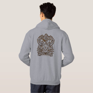 Sudadera con capucha Golden Willow Ranch - Gris