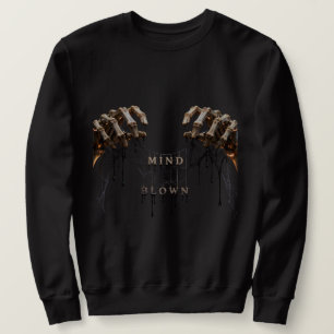 Sudadera con capucha gótica de esqueleto que te vu