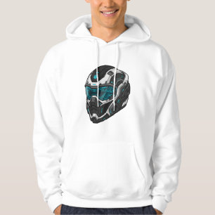Sudadera con capucha gráfica de piloto de Mecha Cy