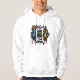 Sudadera con capucha gráfica de Streetwear "Game O