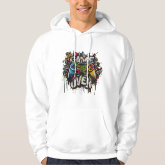 Sudadera con capucha gráfica de Streetwear "Game O