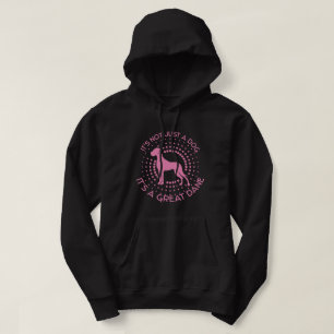 Sudadera con capucha Gran Danés Crest