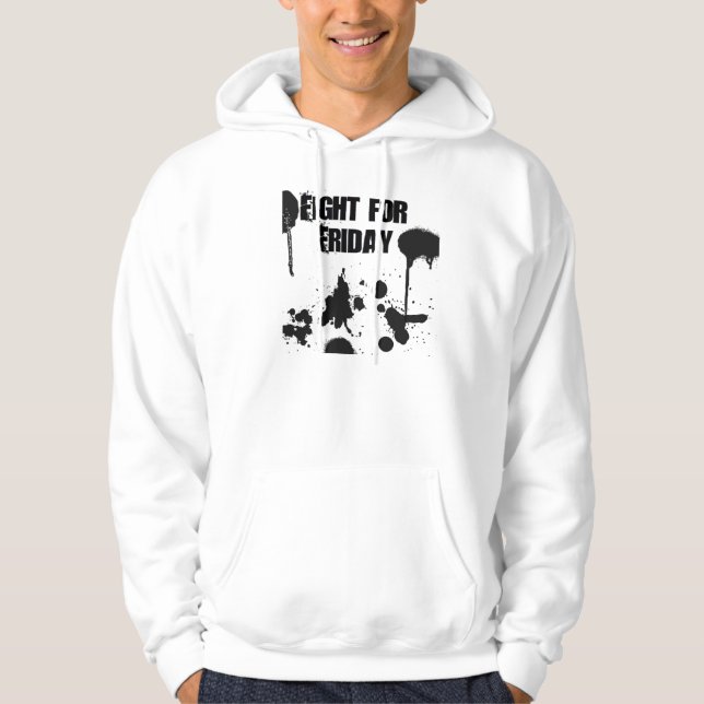 Sudadera con capucha grande del logotipo de FFF (Anverso)