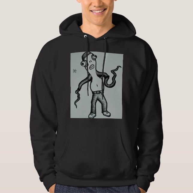 Sudadera con capucha "Gregg the Unshirted" (Anverso)