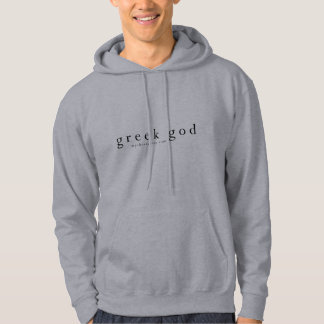Sudadera con capucha griega de dios