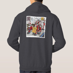 Sudadera con capucha gris oscuro de Santa Strike e