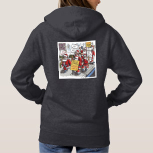 Sudadera con capucha gris oscuro de Santa Strike p