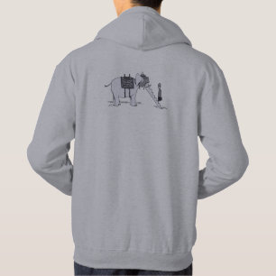 Sudadera con capucha gris para hombres de Elephant