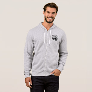 Sudadera con capucha gris para hombres motivaciona