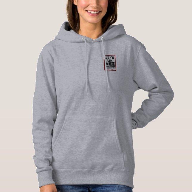 Sudadera con capucha gris para mujeres de Ag Socie (Anverso)