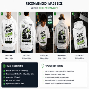 Sudadera con Capucha Hackathon Mode On – Hack Buil