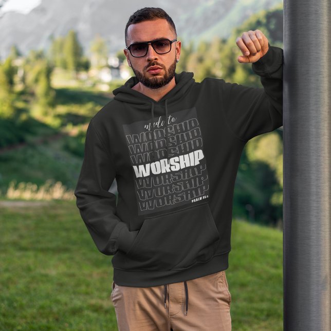 Sudadera con capucha Hecha para Adorar (Subido por el creador)
