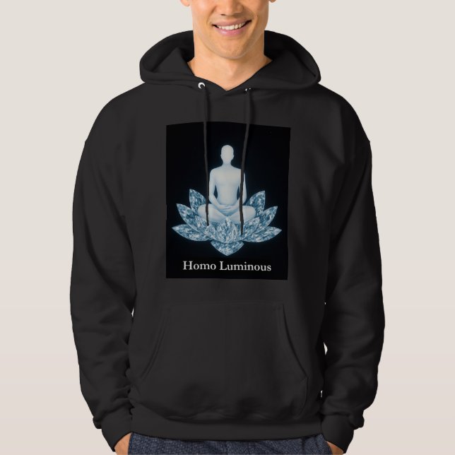 Sudadera con capucha Homo Luminoso para hombre (Anverso)