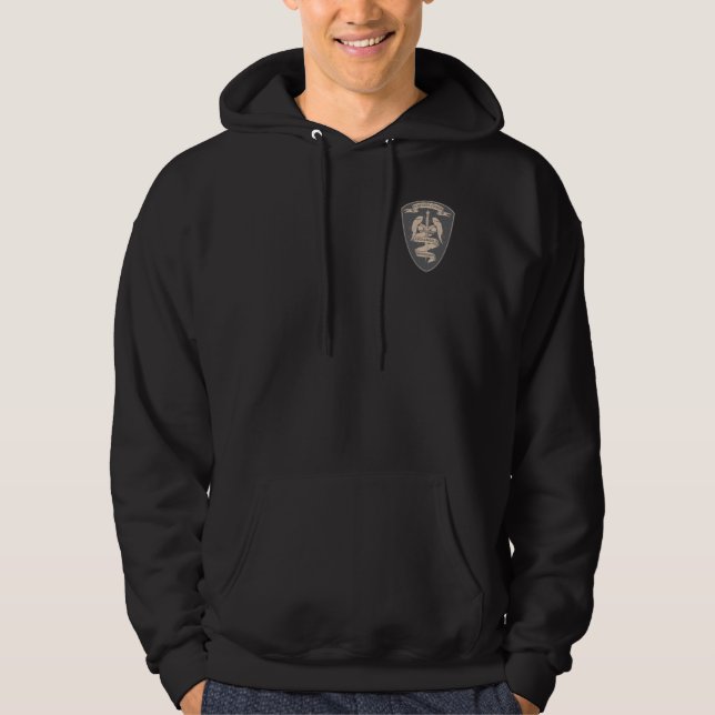 Sudadera con capucha Hunters Creek Logo Hombres 2X (Anverso)