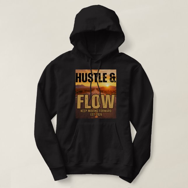 Sudadera con capucha Hustle and Flow Minimal Stree (Diseño del anverso)
