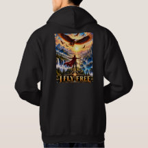 Sudadera con capucha I Fly Free Fantasy Eagle