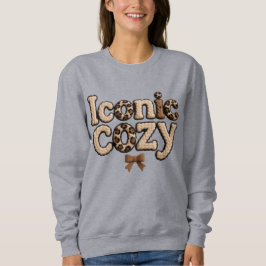 Sudadera con capucha Iconic Mom Faux Yarn Style – 