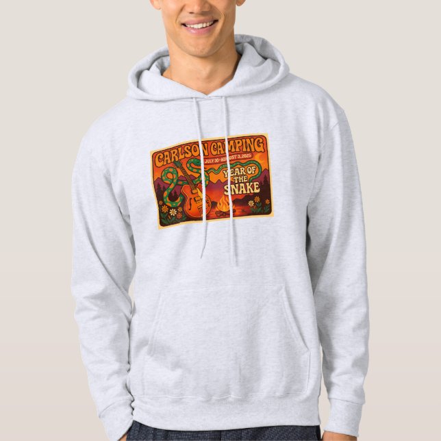 Sudadera con capucha - imagen de paisaje (Anverso)