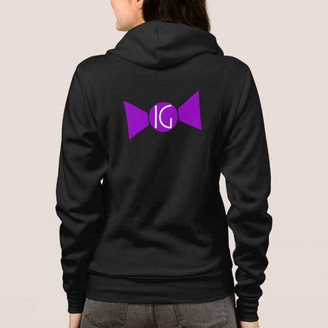 Sudadera con capucha imperfecta de los caballeros (Reverso)