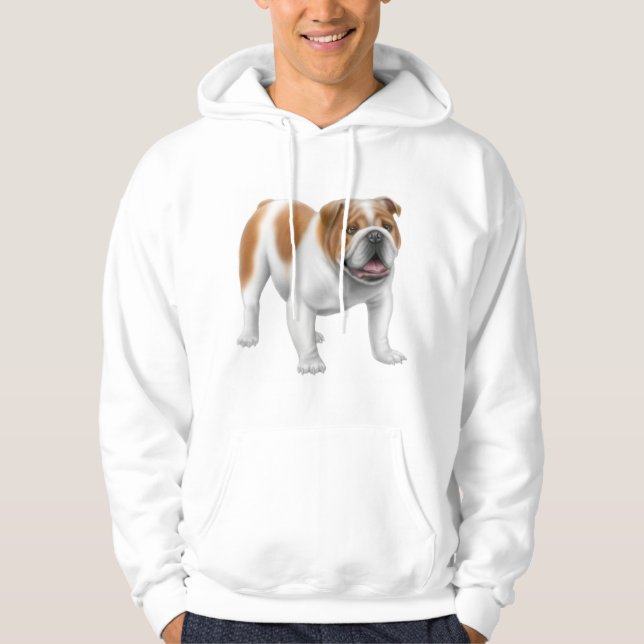 Sudadera con capucha inglesa del bulldog (Anverso)