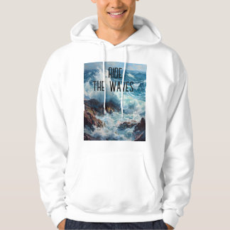 Sudadera con capucha inspirada en el océano 'Ride