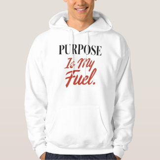 Sudadera con capucha inspiradora Propósito es mi c