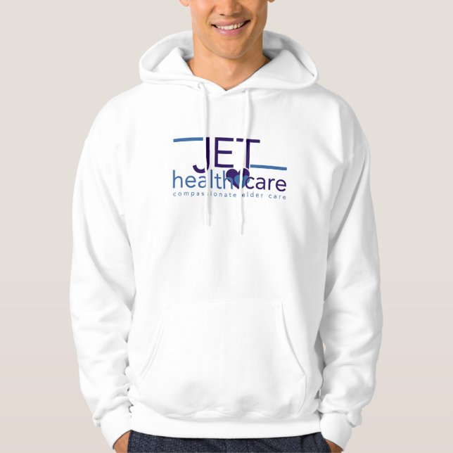 Sudadera con capucha JET Healthcare Color Logo (Anverso)