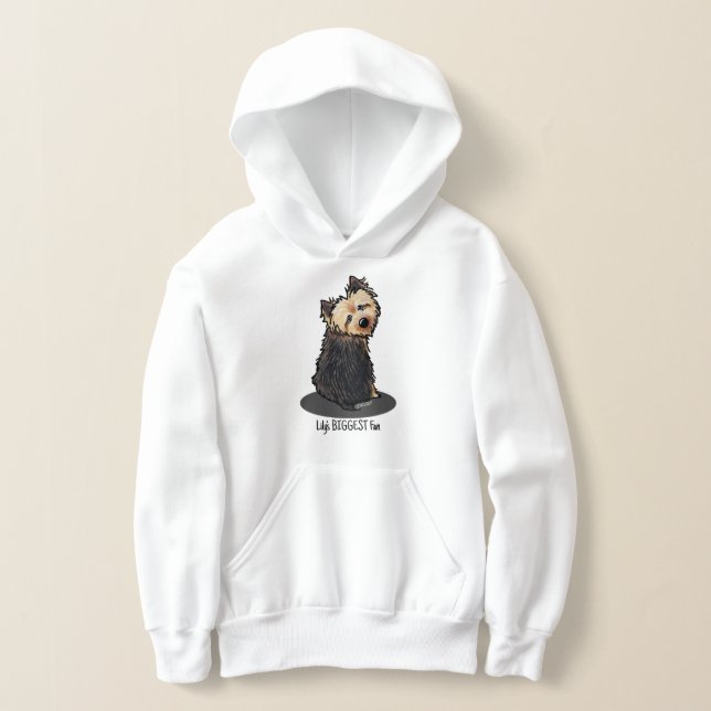 Sudadera con capucha KiniArt Norwich Terrier (Distribución )