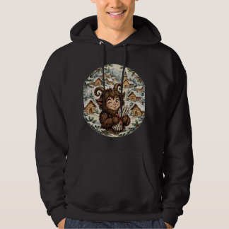 Sudadera con capucha Krampus Navidad Oscura