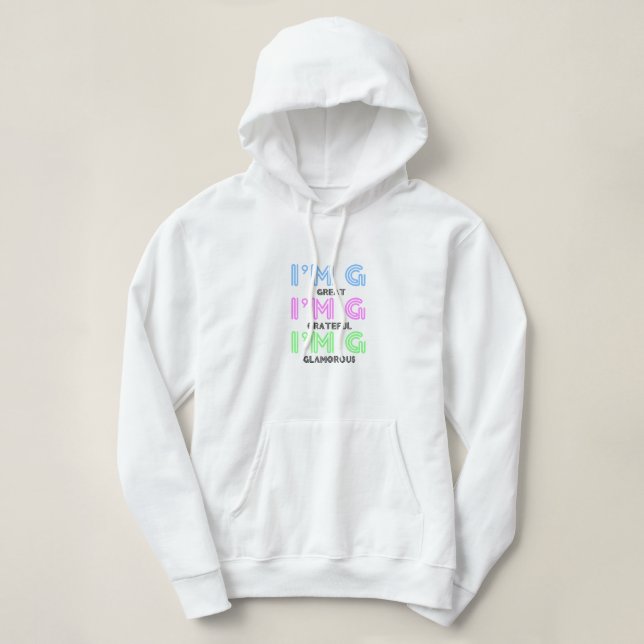 Sudadera con capucha Ladies 3G (Diseño del anverso)