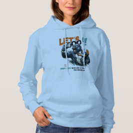 SUDADERA CON CAPUCHA LECCIONES APRENDIDAS DE MUJER