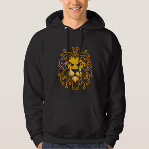 Sudadera con capucha León Dorado Real
