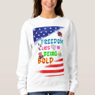 Sudadera Con Capucha Libertad Mentiros En Ser Atre