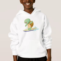 Sudadera con capucha linda de Kawaii de la tortuga