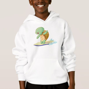 Sudadera con capucha linda de Kawaii de la tortuga