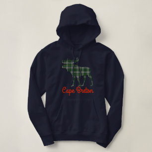 Sudadera con capucha linda de los alces bretones