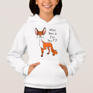 Sudadera con capucha linda del diseño del Fox para
