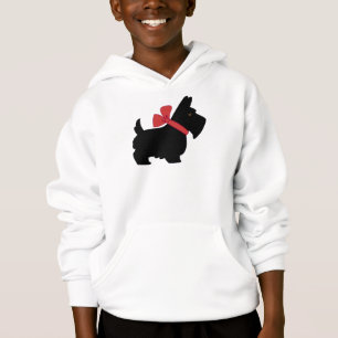 SUDADERA CON CAPUCHA LINDA DEL PERRO DEL ESCOCÉS