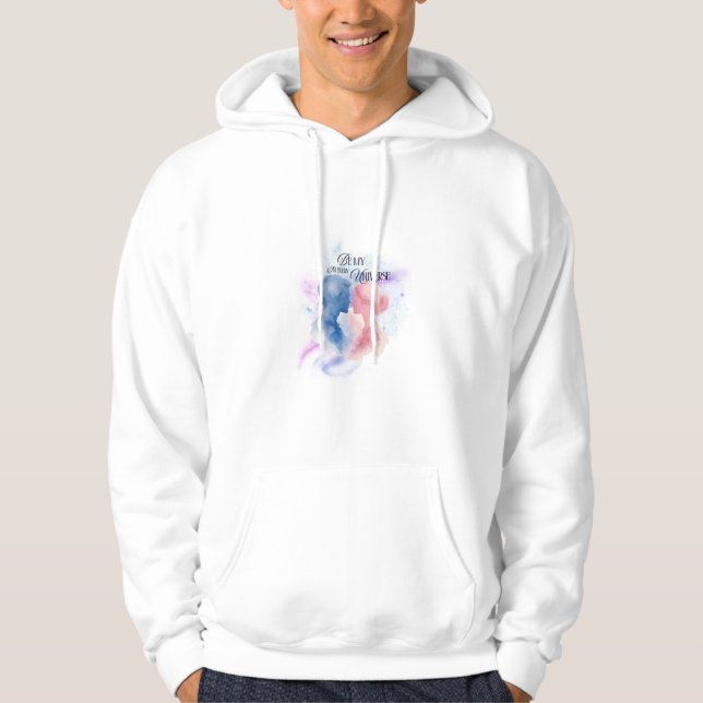 Sudadera con capucha Love Be in Every Universe – R (Anverso)