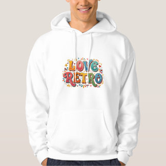 Sudadera con capucha Love Retro – Bandera american