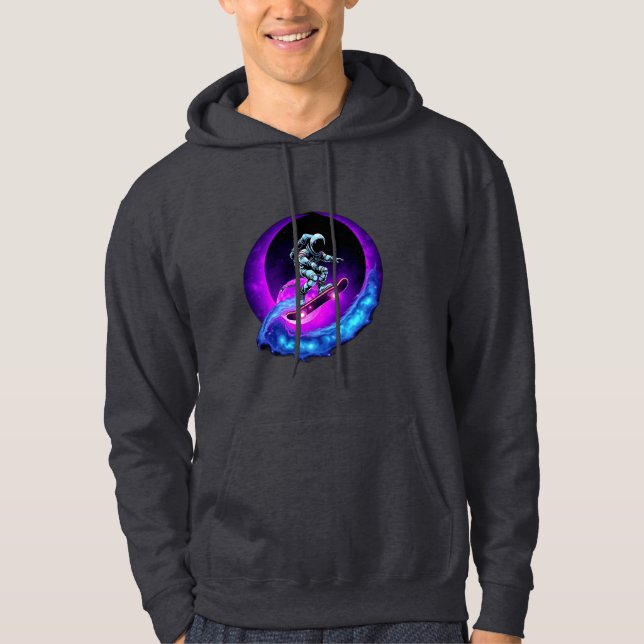 Sudadera con capucha Lunar Drift Skateboard – Neon (Anverso)
