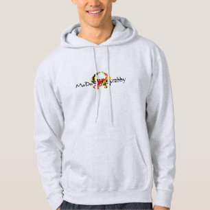 Sudadera con capucha malhumorada hecha