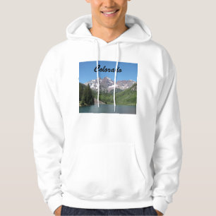 Sudadera con capucha marrón de la sudadera con