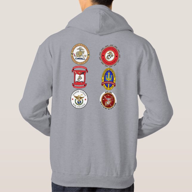 Sudadera con capucha MCU TODAS LAS ESCUELAS - Homb (Reverso)