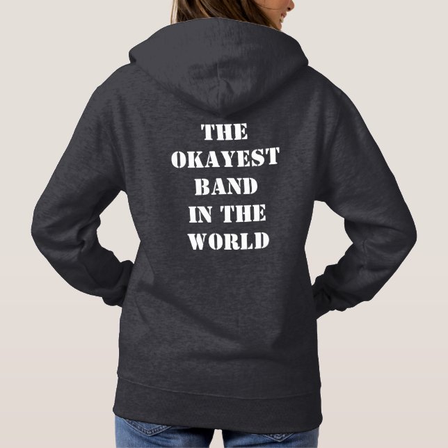 Sudadera con capucha mediocre para mujeres con lem (Reverso)