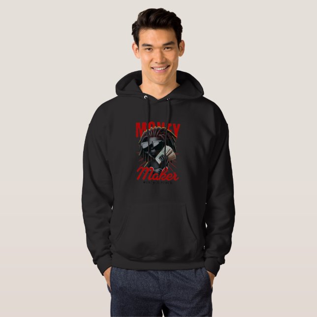 Sudadera con capucha Men's Money Maker Gorilla - A (Anverso completo)