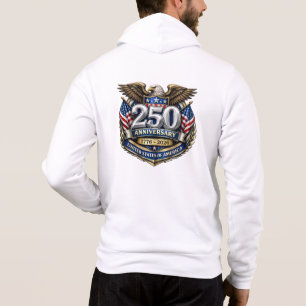 Sudadera con capucha Mens USA 250th Anniversary
